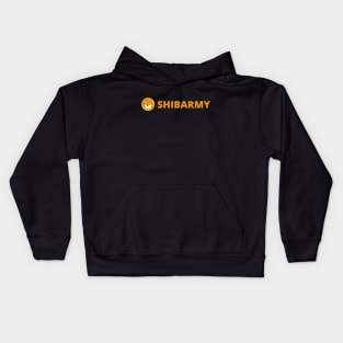 SHIBARMY CRYPTO , SHIBA FANS FUNNY CRYPTO LOVERS GIFT IDEA Kids Hoodie